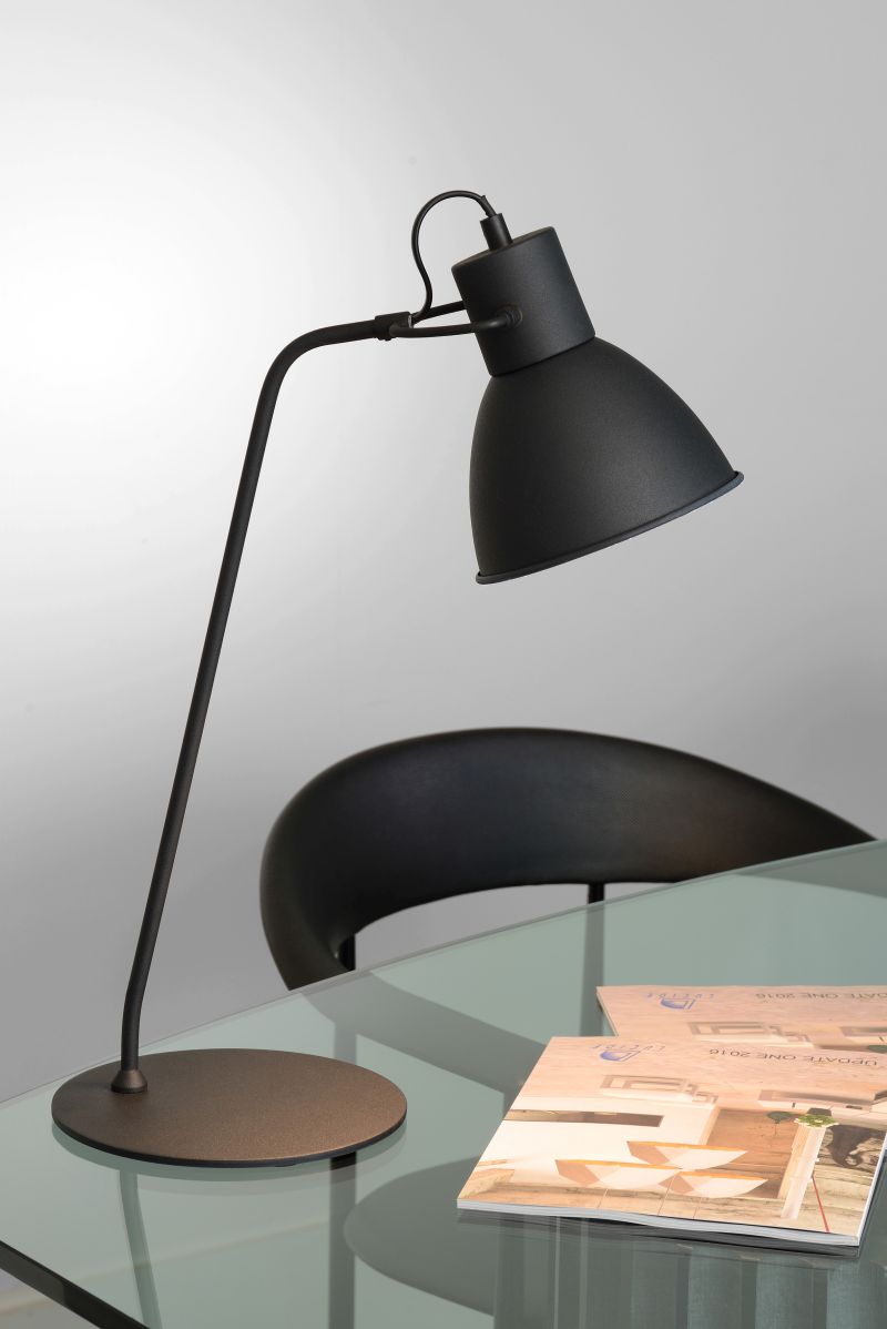 SHADI - Stolová lampa - E14 H50cm - čierna